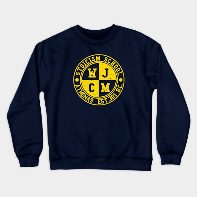 Stoicism School Crewneck Sweatshirt by nickbeta